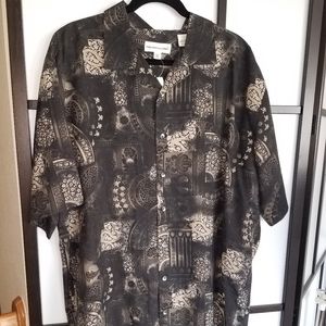 Men's Silk Dress Shirt